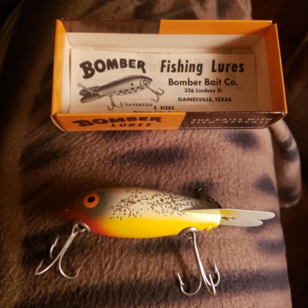 Vintage Wooden Bomber Fishing lure #670 New in the box